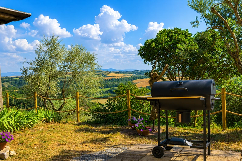 bnb con griglia asciano toscana