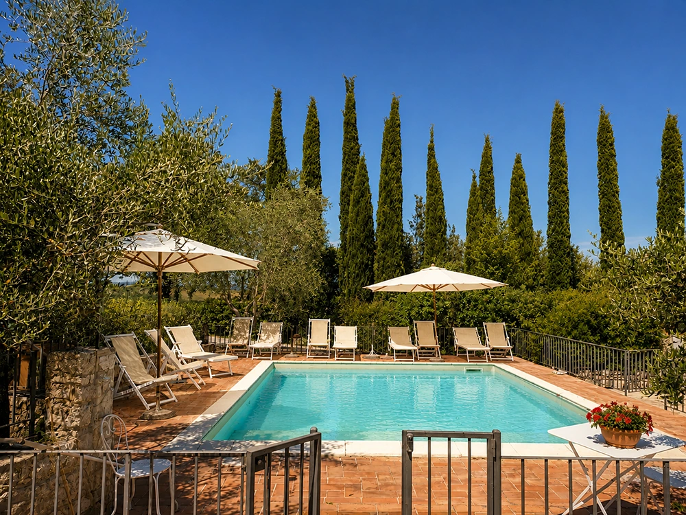 tuscan villa bnb with pool