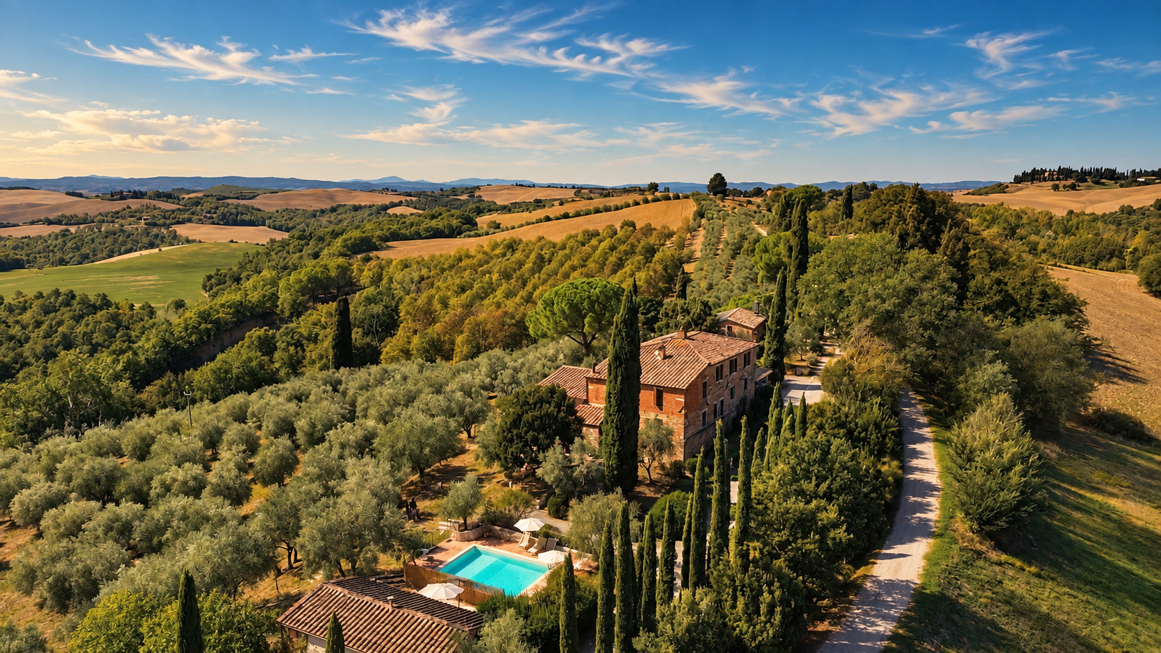 poggio-il-poderuccio-veduta-aerea-casale-piscina-uliveto-01